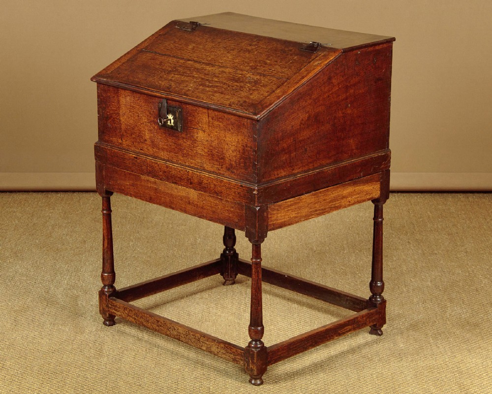 18th.c. Lectern Bible Box on Stand c.1760
