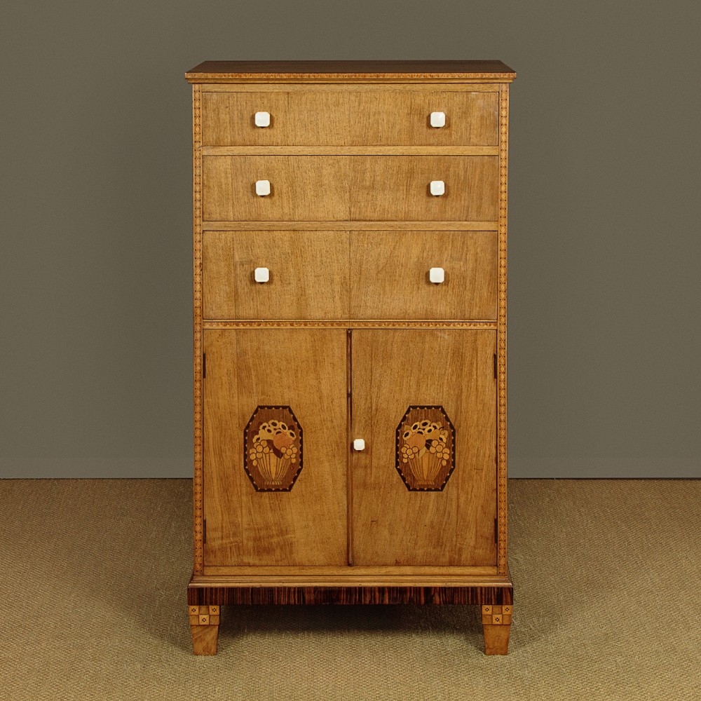 Art Deco Tallboy by Shoolbred & Co. c.1925