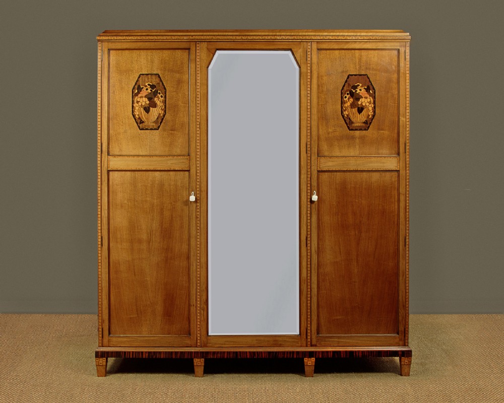 Art Deco Wardrobe by Shoolbred & Co. c.1925