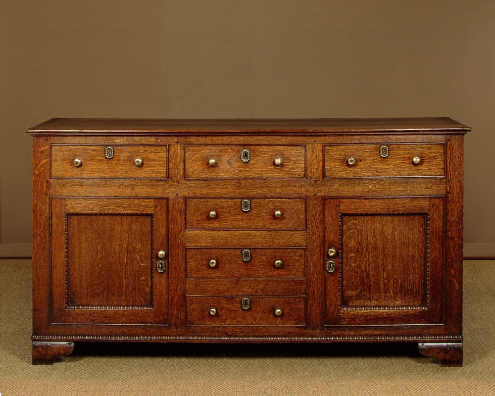 Oak Welsh Dresser Base c.1820