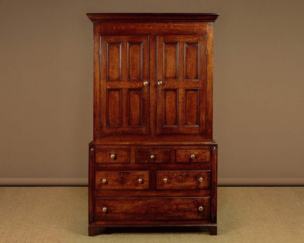 Welsh Oak Tack Cupboard c.1820