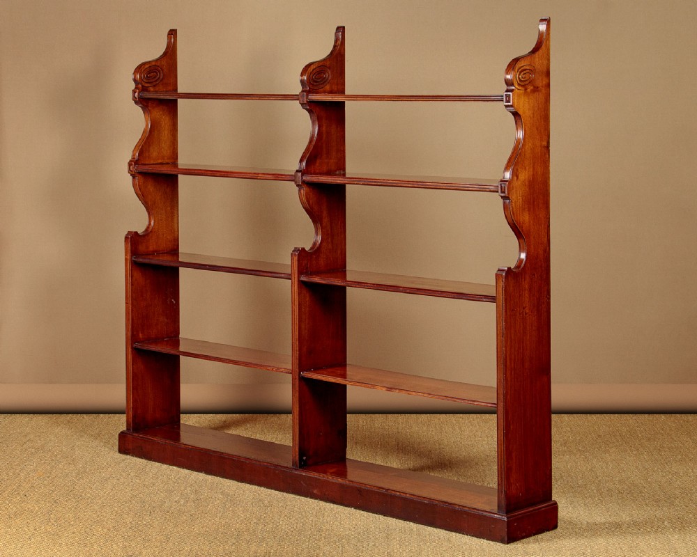Walnut Open Bookshelves c.1880