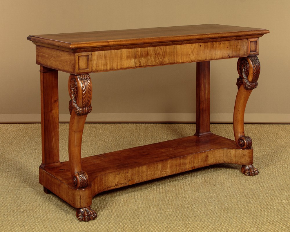 Walnut Console Table c.1860
