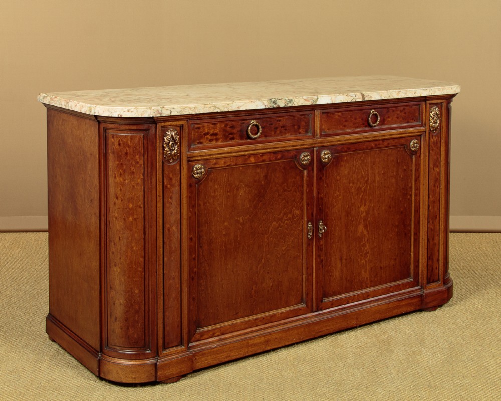 French Marble Top Sideboard c.1910