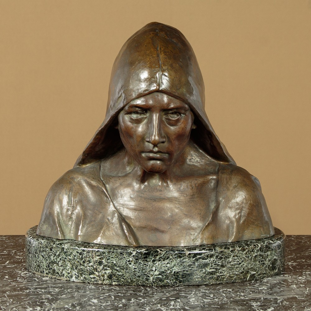 Bronze Bust by Emile Jespers c.1900