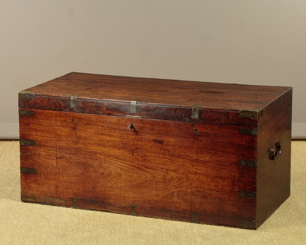 Rosewood Campaign Chest c.1860