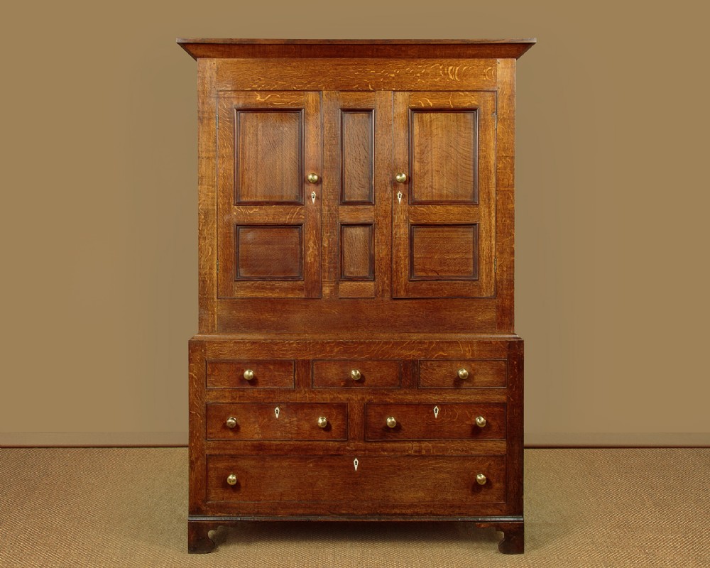 Welsh Oak Tack Cupboard c.1820