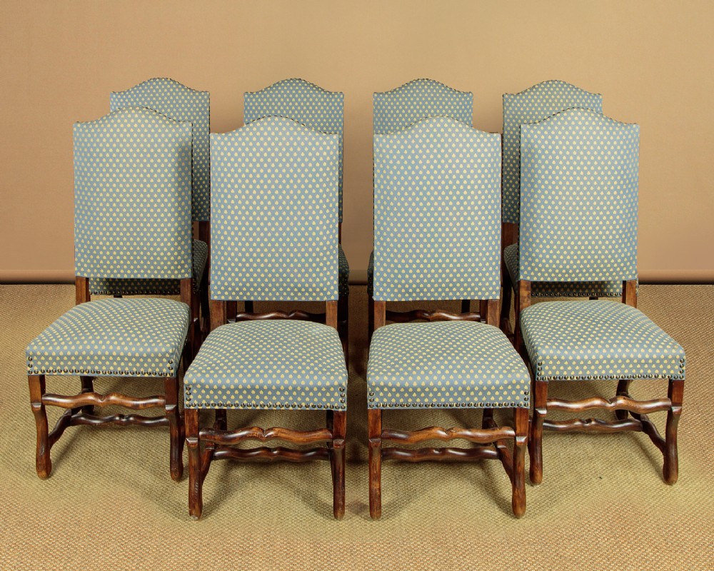 Set of Eight Os de Mouton Dining Chairs c.1930