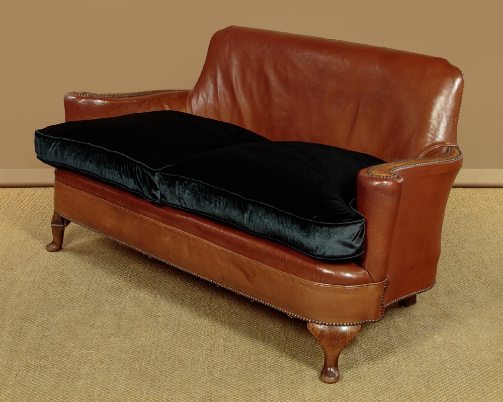Small Leather Couch c.1930