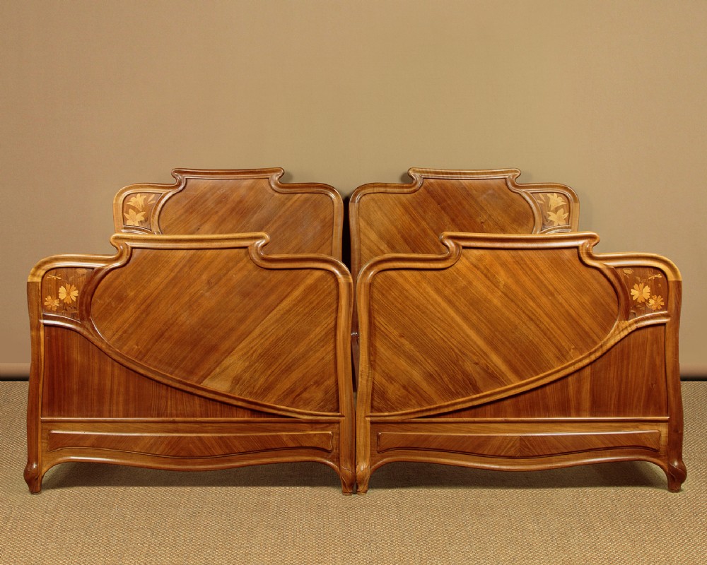 Pair of Art Nouveau Beds c.1900