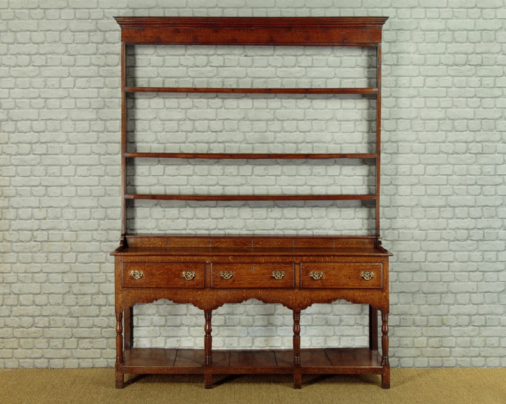 Welsh Dresser with Open Rack & Potboard c.1810