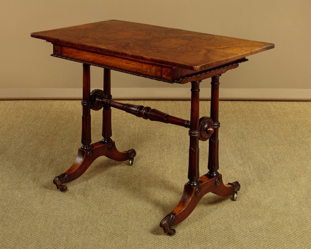 William IV Walnut Writing Table c.1835