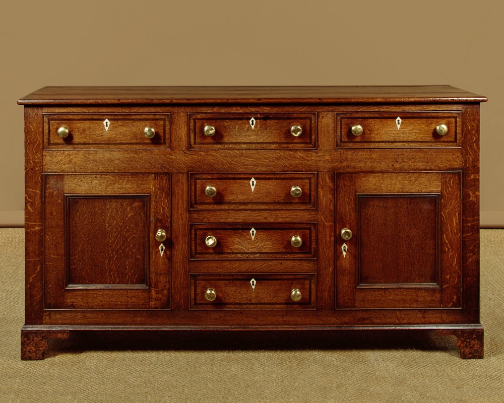 Oak Welsh Dresser Base c.1830
