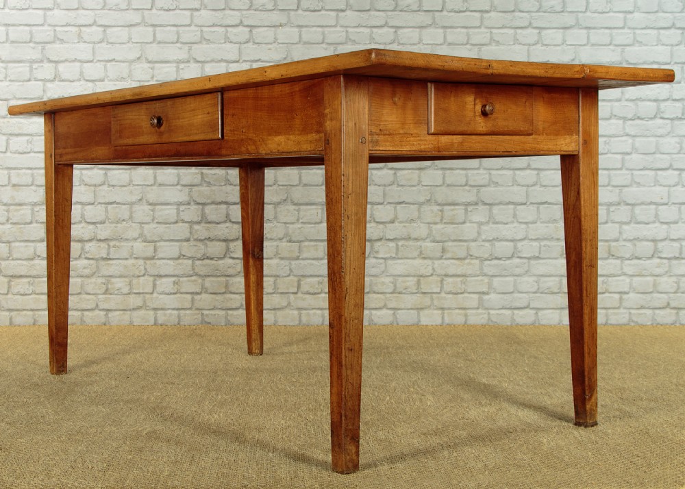 Cherrywood Kitchen Dining Table c.1880