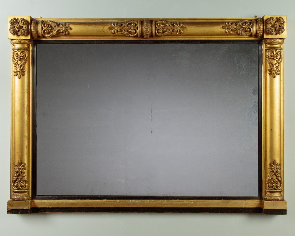 Regency Overmantle Mirror by Benjamin Elliott of Clerkenwell. c.1830