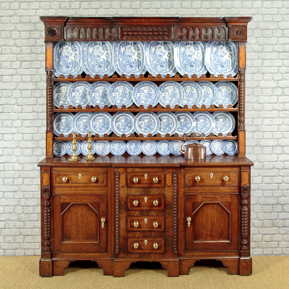 Welsh Dresser & Plates c.1860