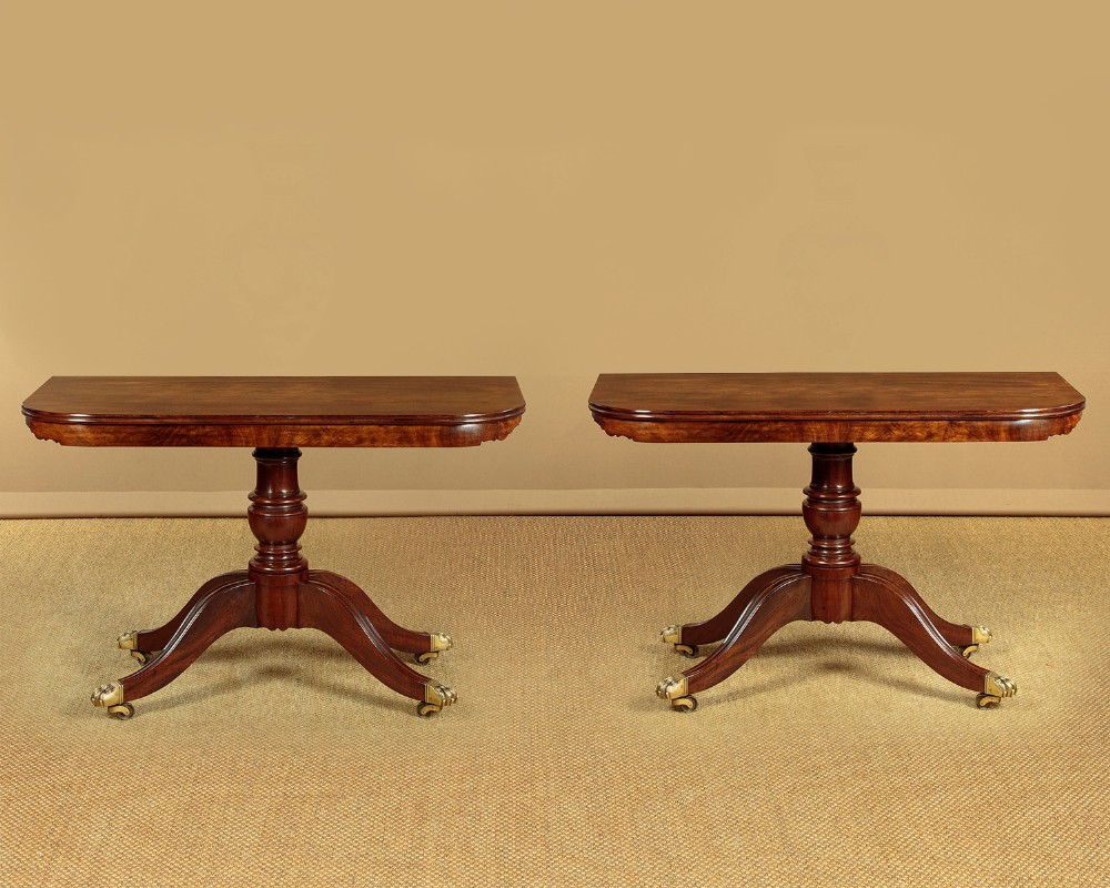 Pair of Mahogany Side Tables c.1830