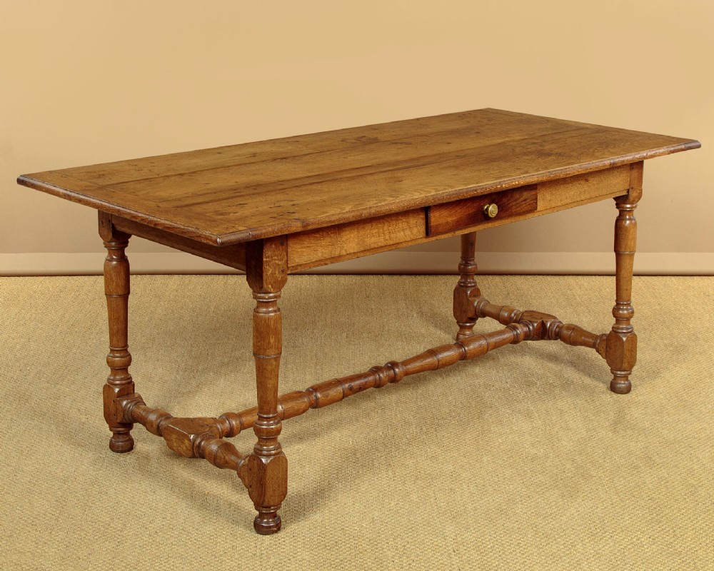 Oak Farmhouse Kitchen Dining Table c.1830