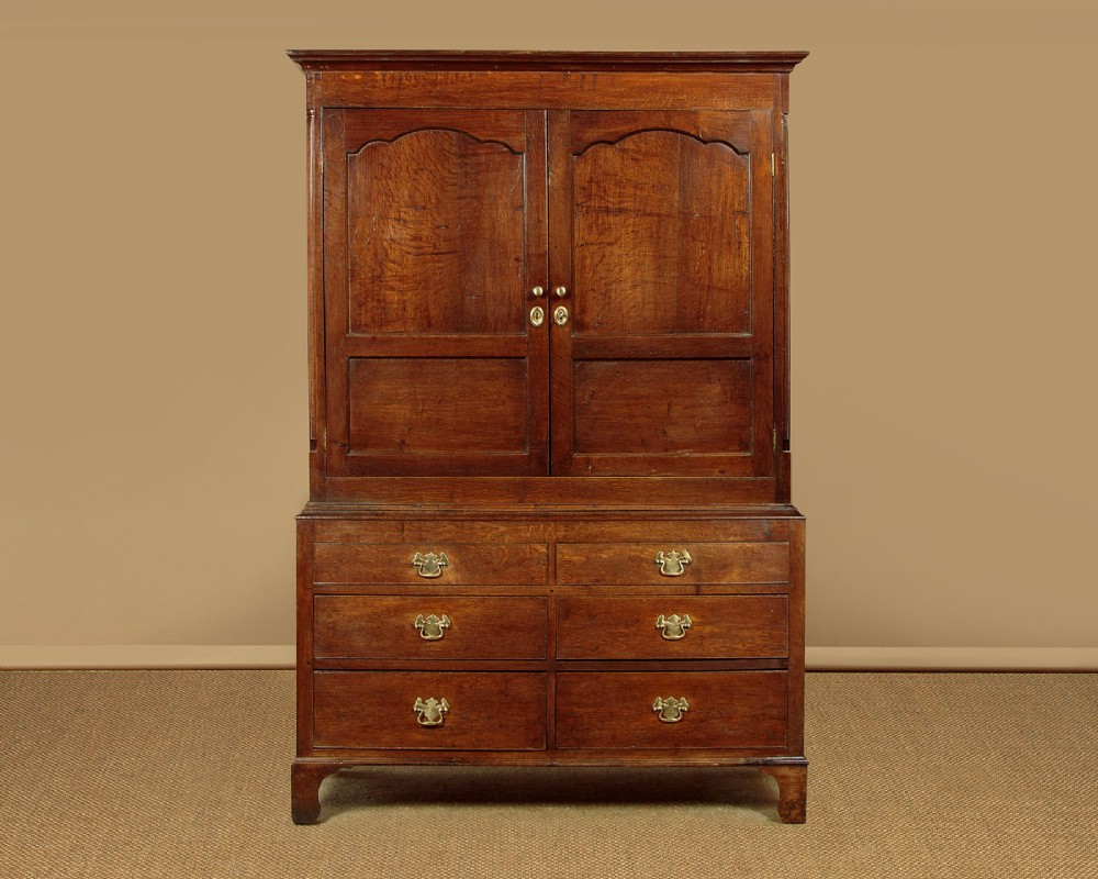 Welsh Oak Tack Cupboard c.1810