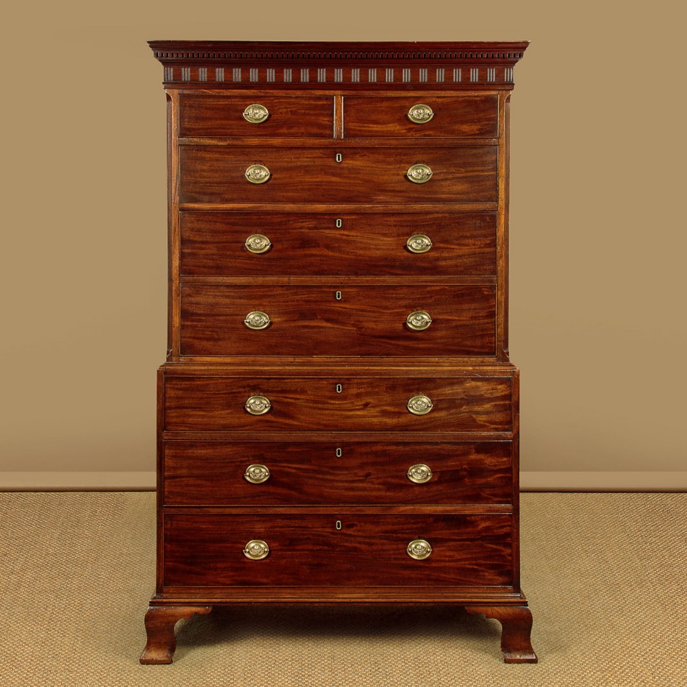 Mahogany Chest on Chest c.1810