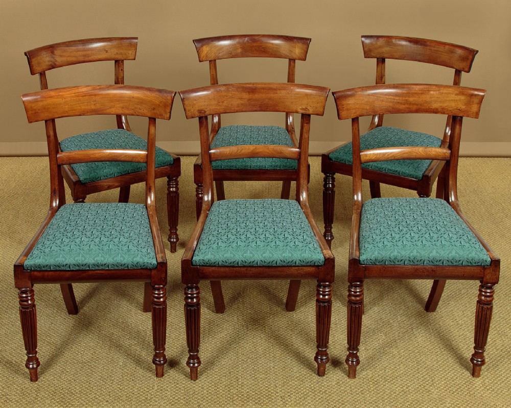 Set of Six Mahogany Dining Chairs c.1835