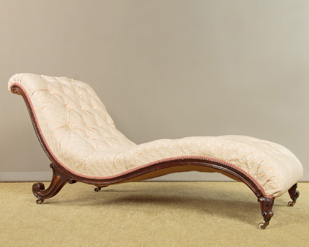 Chaise Longue or Daybedc.1860