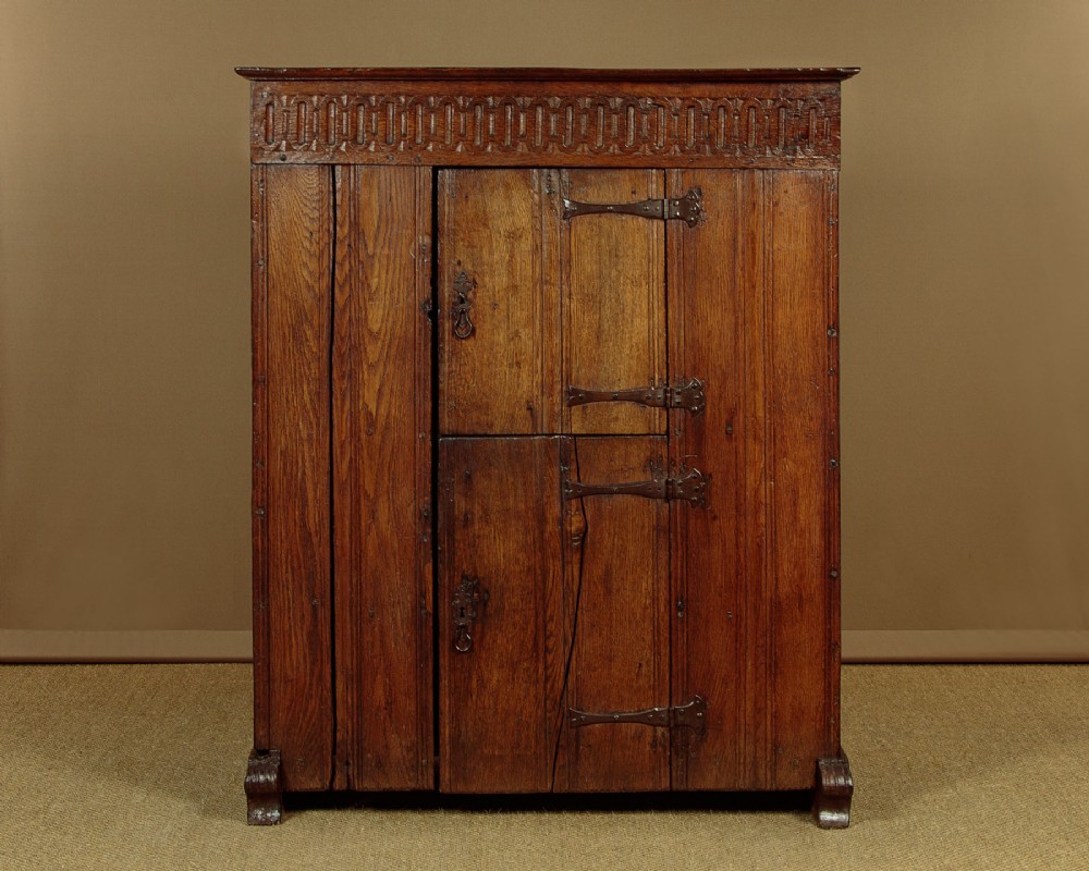Early Oak Cupboard c.1700