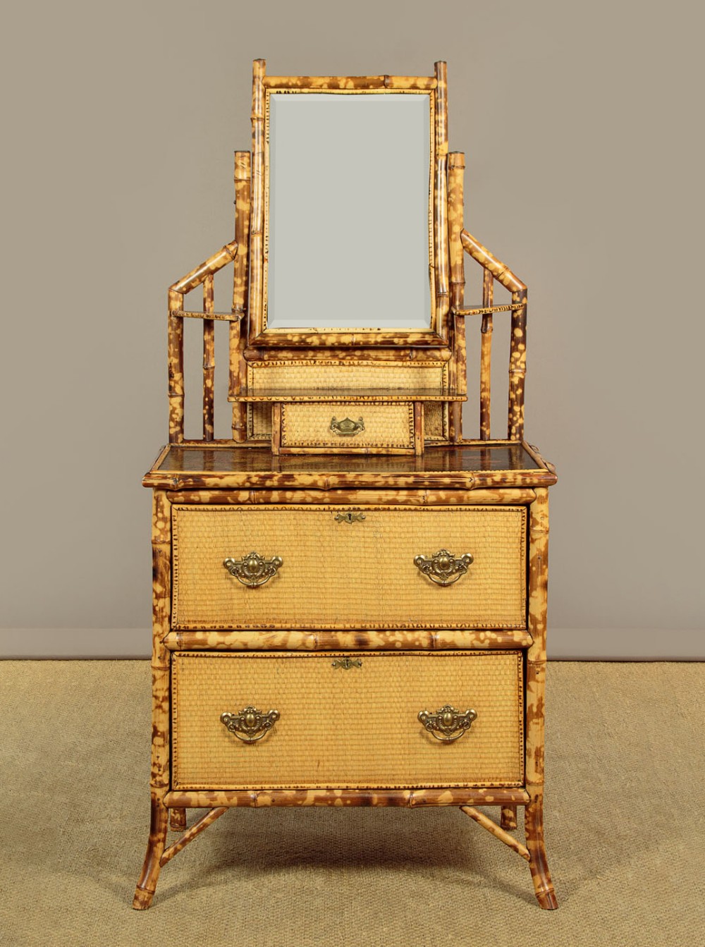 Small Bamboo Dressing Table c.1890
