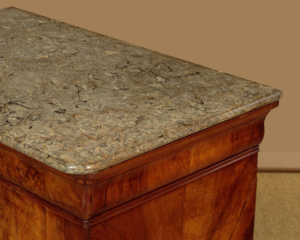 Small Louis Philippe Walnut Side Cabinet c.1840 View VI