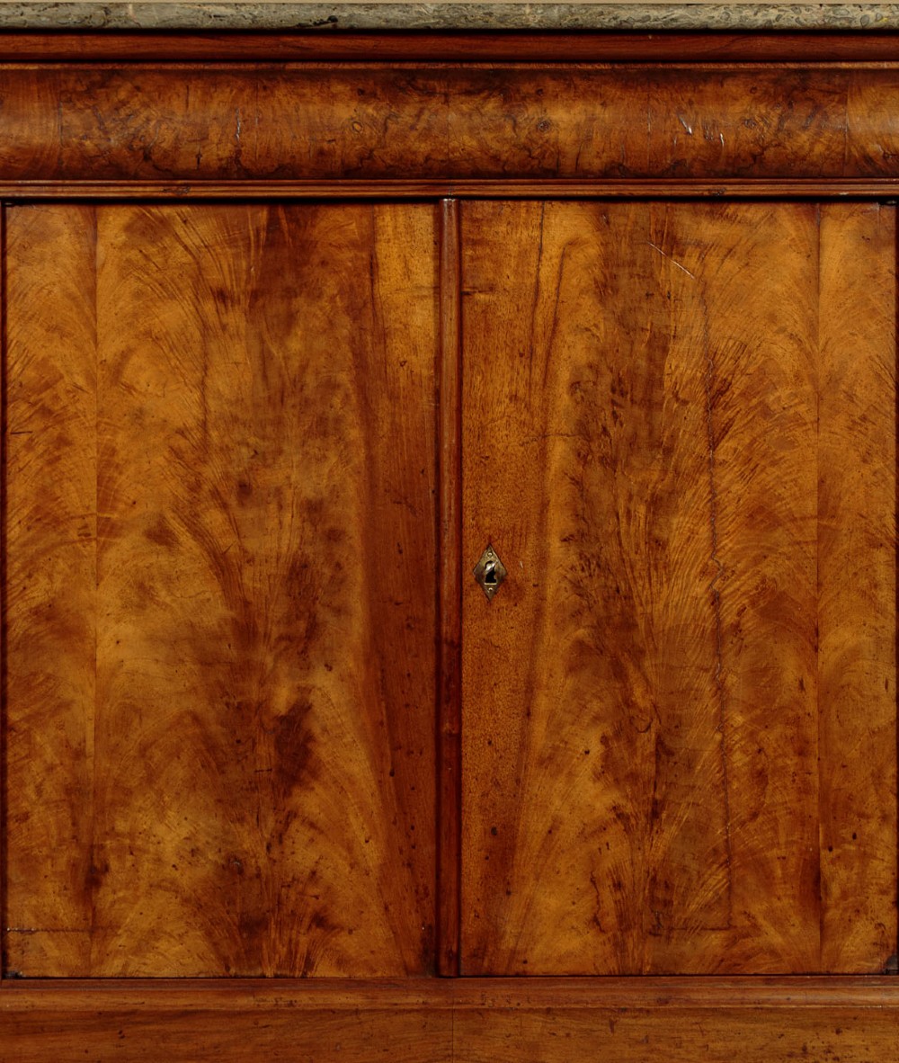 Small Louis Philippe Walnut Side Cabinet c.1840 View VIII
