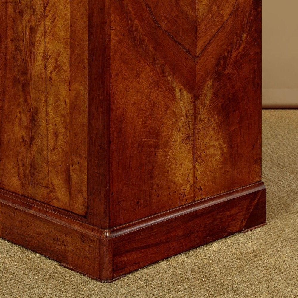 Small Louis Philippe Walnut Side Cabinet c.1840 View XI