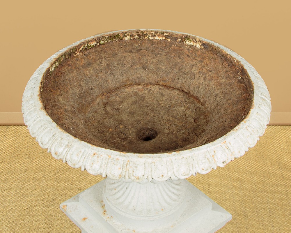 Large Cast Iron Garden Urn c.1890 View III