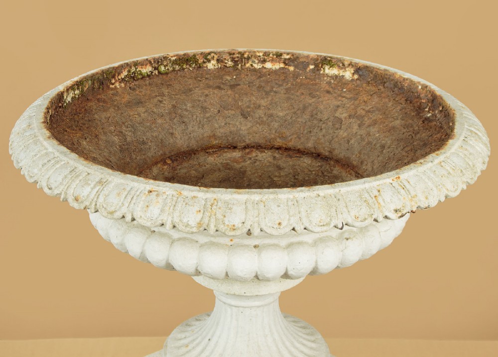 Large Cast Iron Garden Urn c.1890 View IV