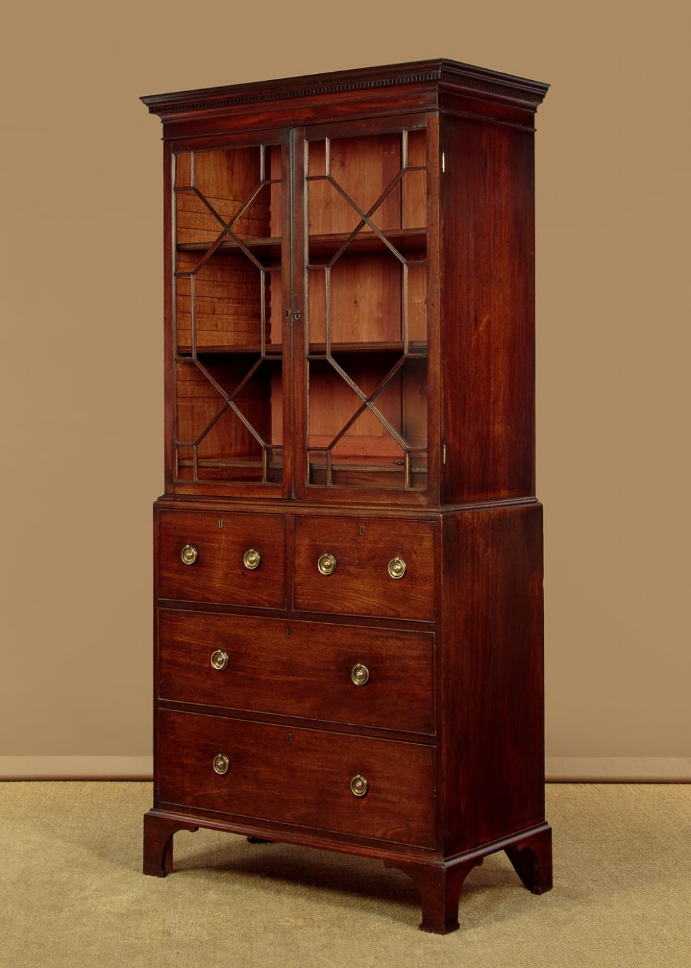 Georgian Mahogany Estate Bookcase c.1800