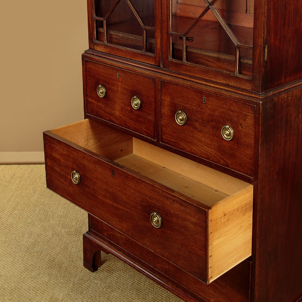 Georgian Mahogany Estate Bookcase c.1800 View VII