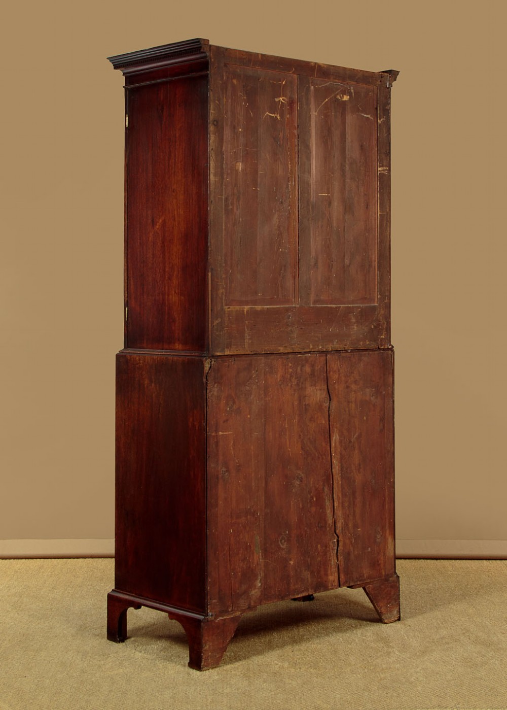 Georgian Mahogany Estate Bookcase c.1800 View XI
