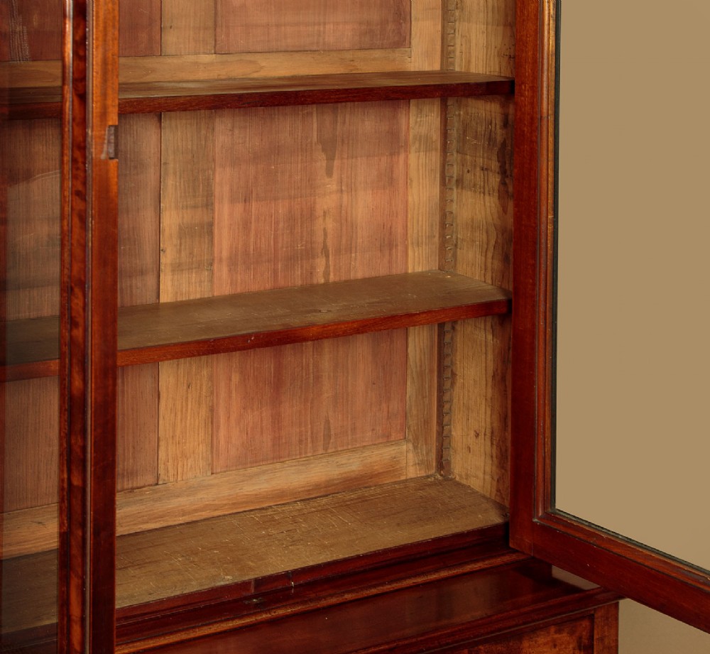 Tall Mahogany Bookcase by Garnett & Sons c.1850 View V