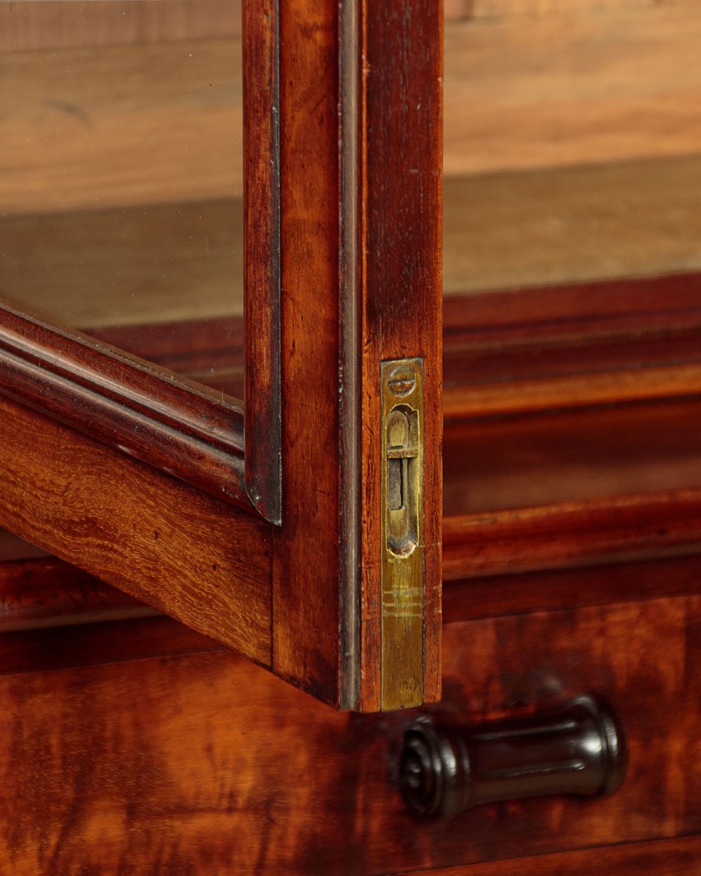 Tall Mahogany Bookcase by Garnett & Sons c.1850 View VII