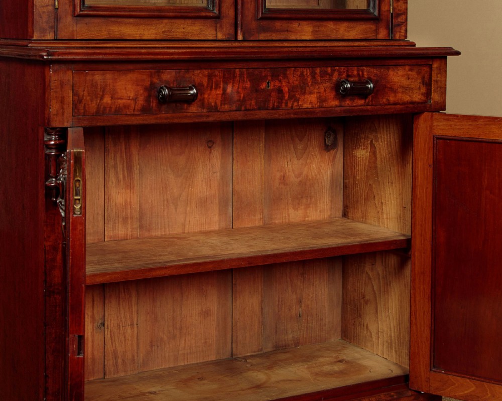 Tall Mahogany Bookcase by Garnett & Sons c.1850 View X