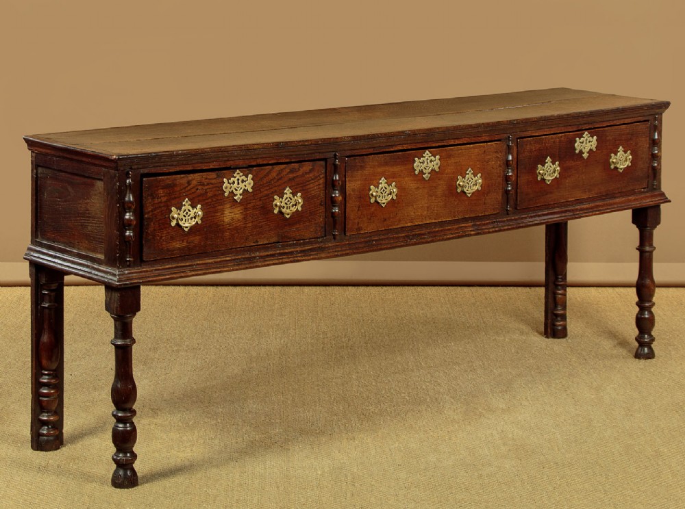 18th.c. Oak Dresser Base c.1740 View III