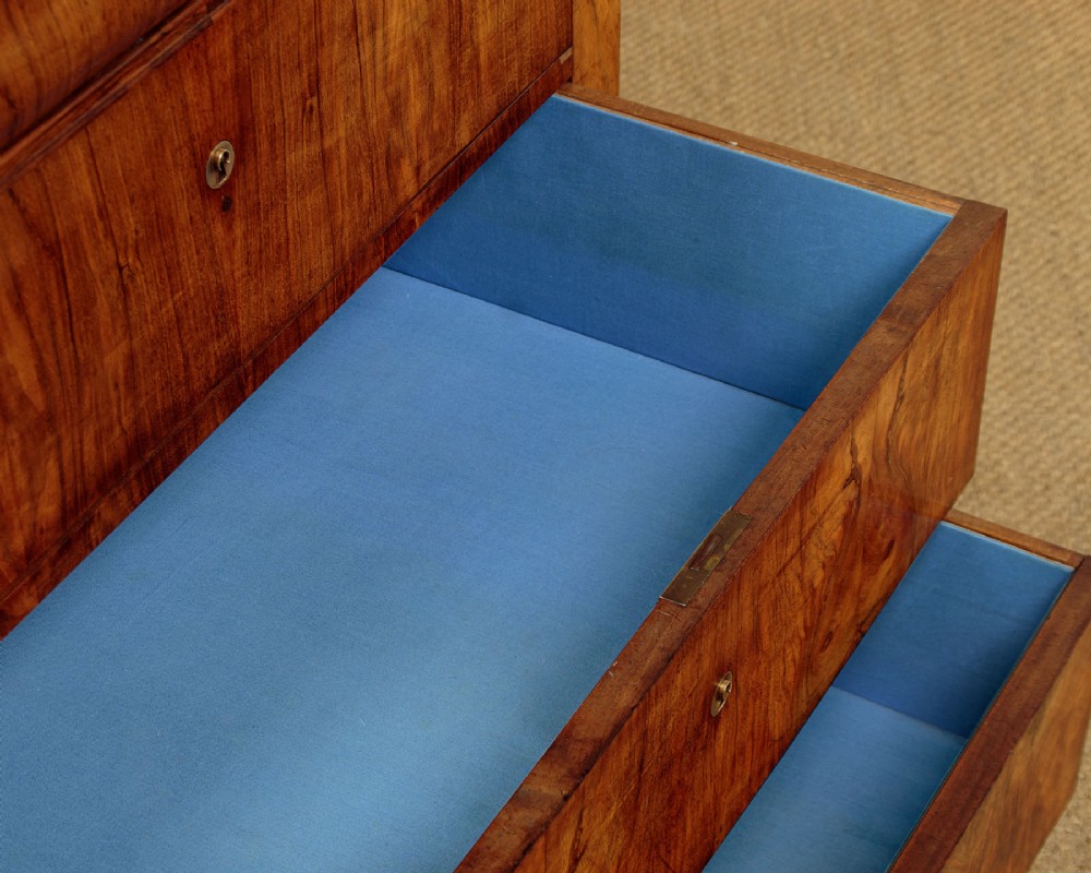 Small Walnut & Marble Top Commode c.1840 View XI