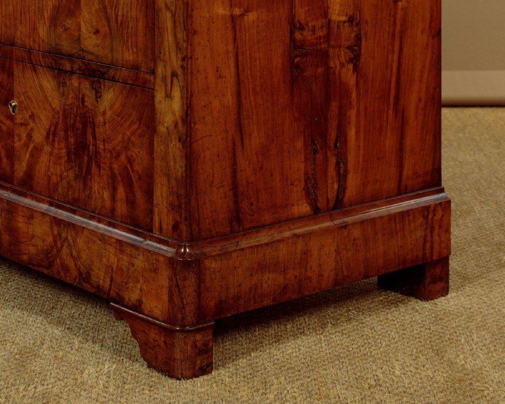Small Walnut & Marble Top Commode c.1840 View XIV