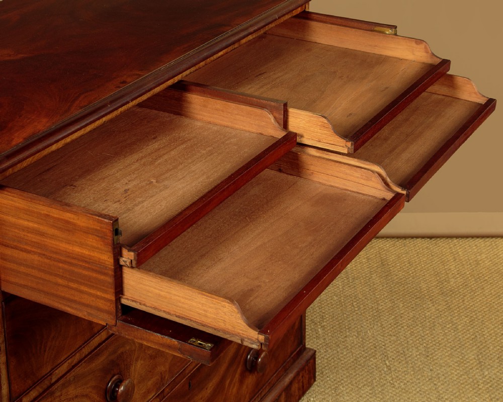 Large Mahogany Gentleman's Chest of Drawers c.1840 View X