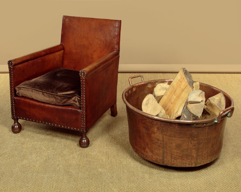 Large Copper Log Bin c.1890 View II