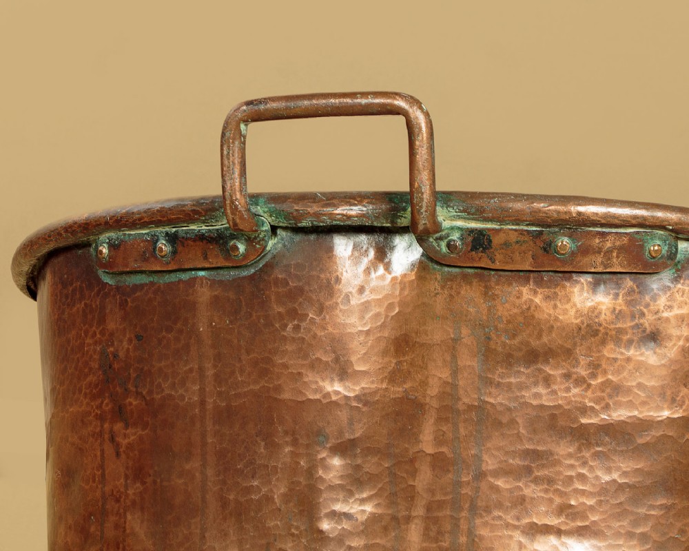 Large Copper Log Bin c.1890 View IX