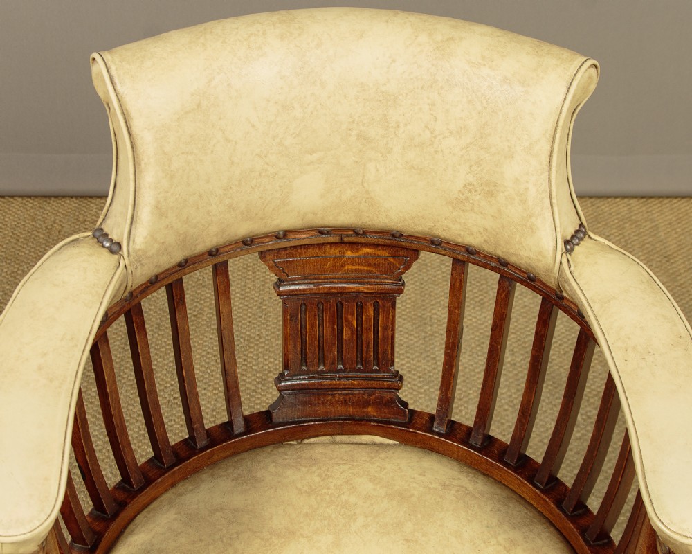 Oak Revolving Desk Chair c.1890 View IV