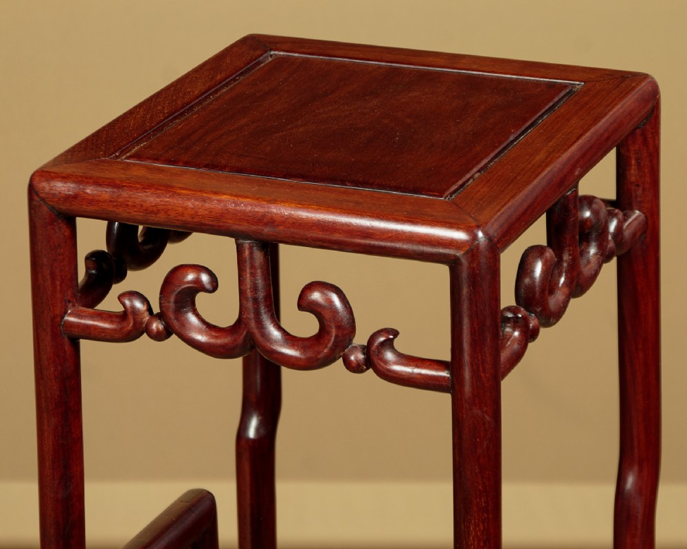 Pair of Chinese Two Tier Stands c.1930 View IX