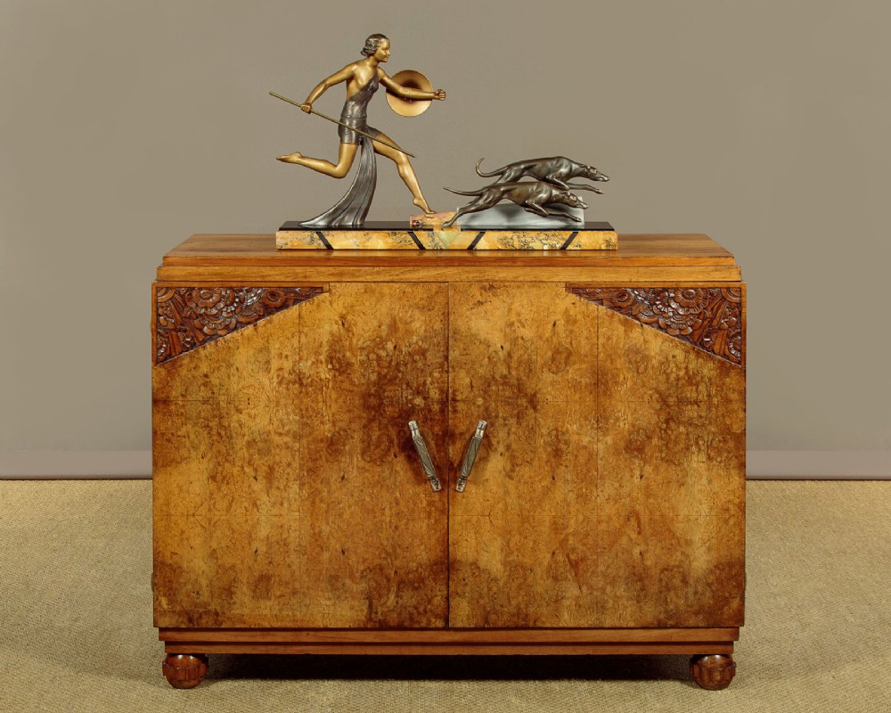 Small Art Deco Side Cabinet c.1930 View II