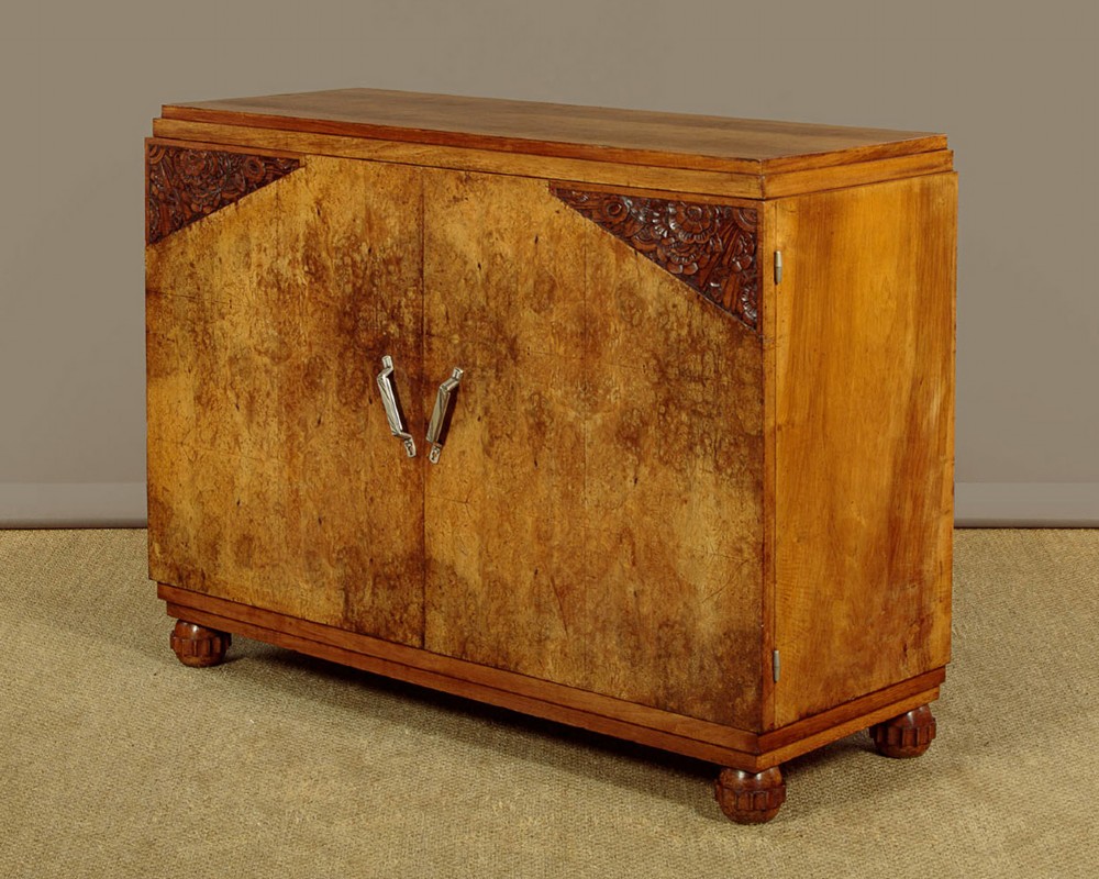 Small Art Deco Side Cabinet c.1930 View IV