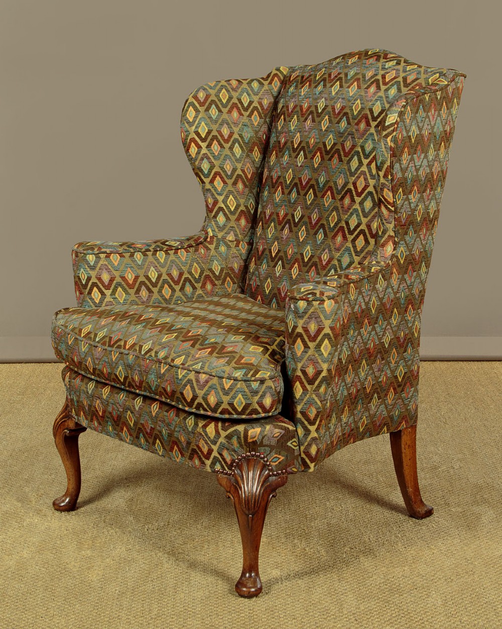 Pair of Wingback Armchairs c.1930 View V